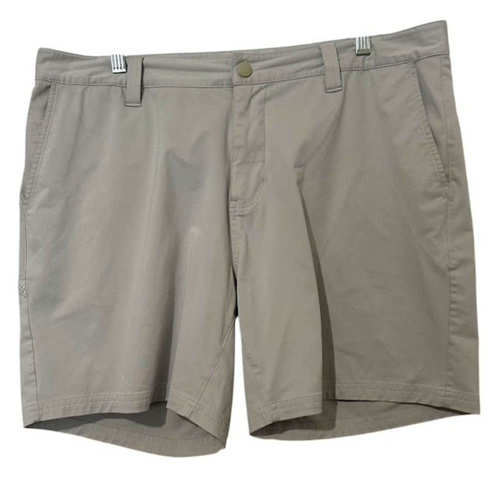 Rhone Gray Khaki‎ Commuter 7" Performance Stretch Golf Shorts Mens 36